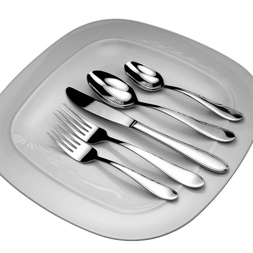 Winston Porter Arsene Stainless Steel Flatware Set Service for 4